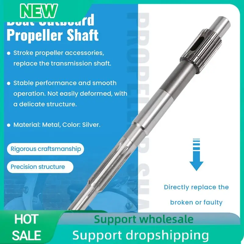 A04E-Boat Outboard Propeller Shaft 683-45611-0100 For Yamaha 9.9/15HP 2 Strokes Propeller 1984-2006 Boat Accessories Marine
A04E-Boat Outboard Propeller Shaft 683-45611-0100 For Yamaha 9.9/15HP 2 Strokes Propeller 1984-2006 Boat Accessories Marine