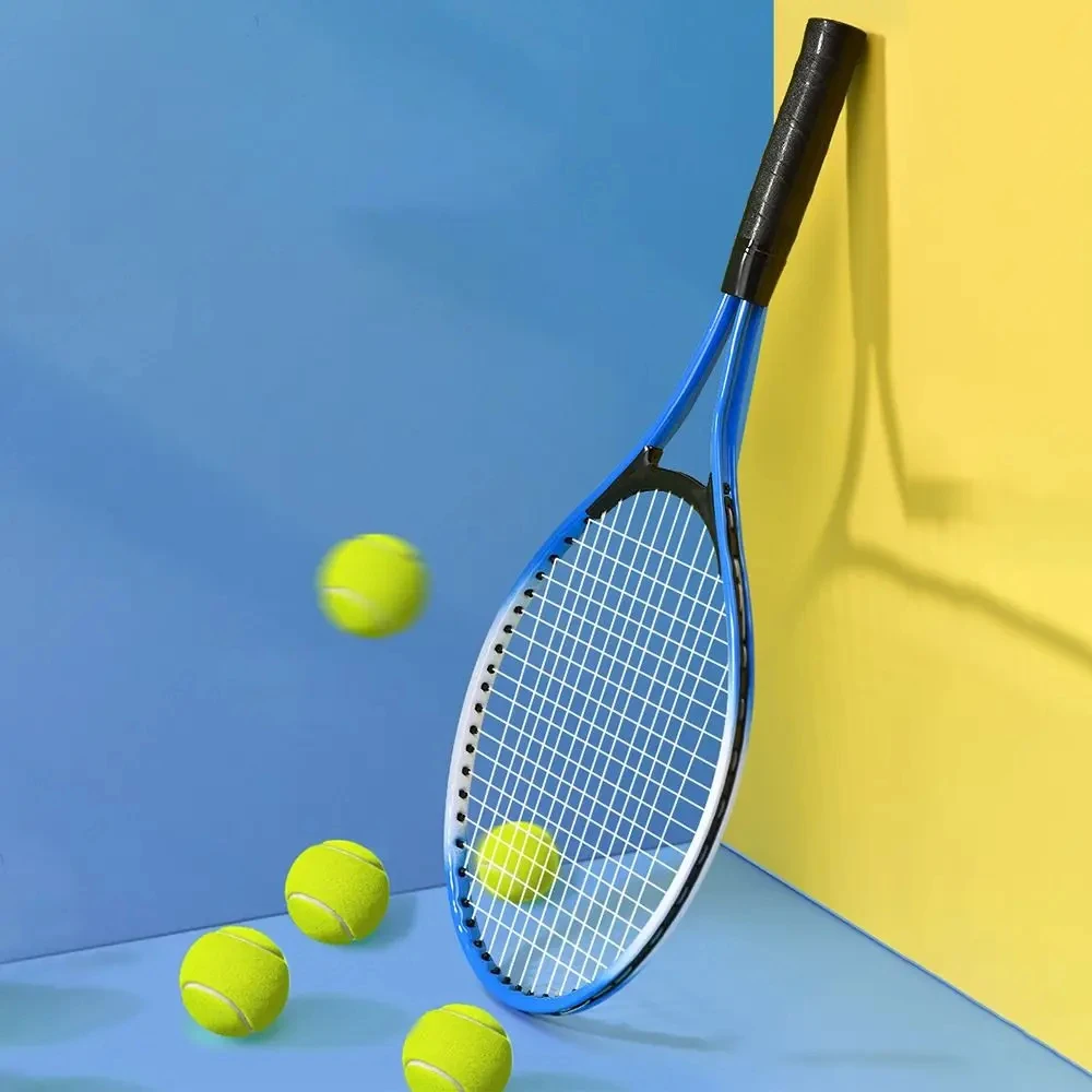 Unisex Red/Blue Child Tennis Racket - Professional Training Tennis Racquet for Beginners - Parent/Child Interactive Shockproof
Unisex Red/Blue Child Tennis Racket - Professional Training Tennis Racquet for Beginners - Parent/Child Interactive Shockproof