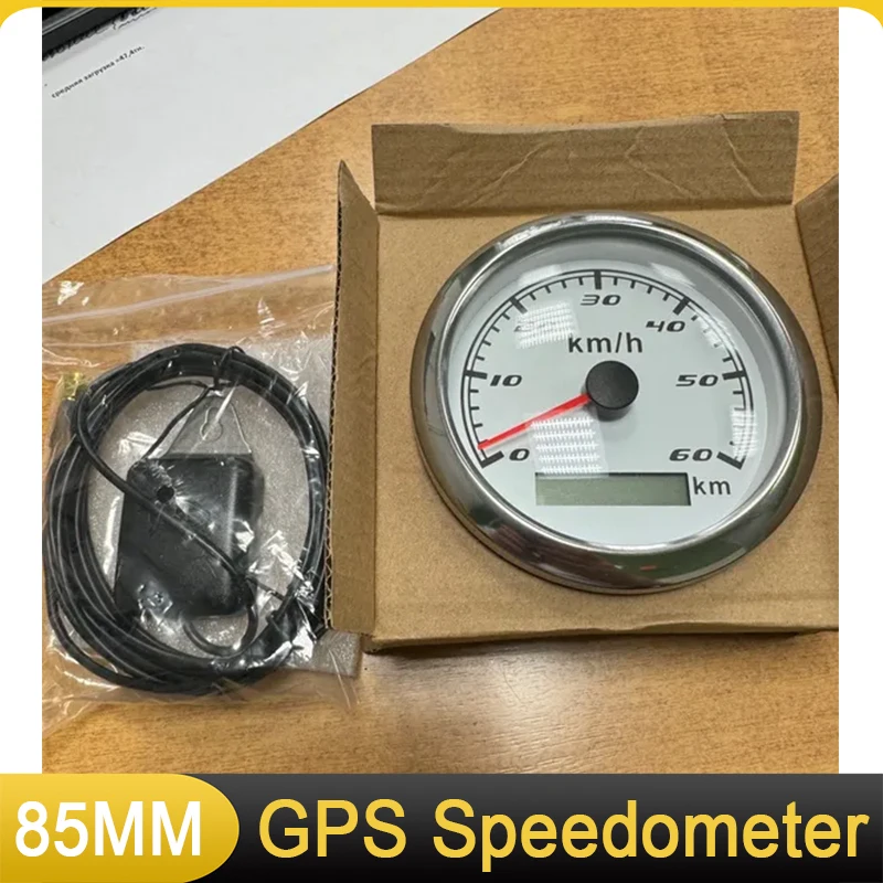 60KMH 85MM GPS Speedometer Gauge 7 Color Light with GPS Antenna For Motorcycle Boat Car Truck Speed Gauge Meter Waterproof
60KMH 85MM GPS Speedometer Gauge 7 Color Light with GPS Antenna For Motorcycle Boat Car Truck Speed Gauge Meter Waterproof