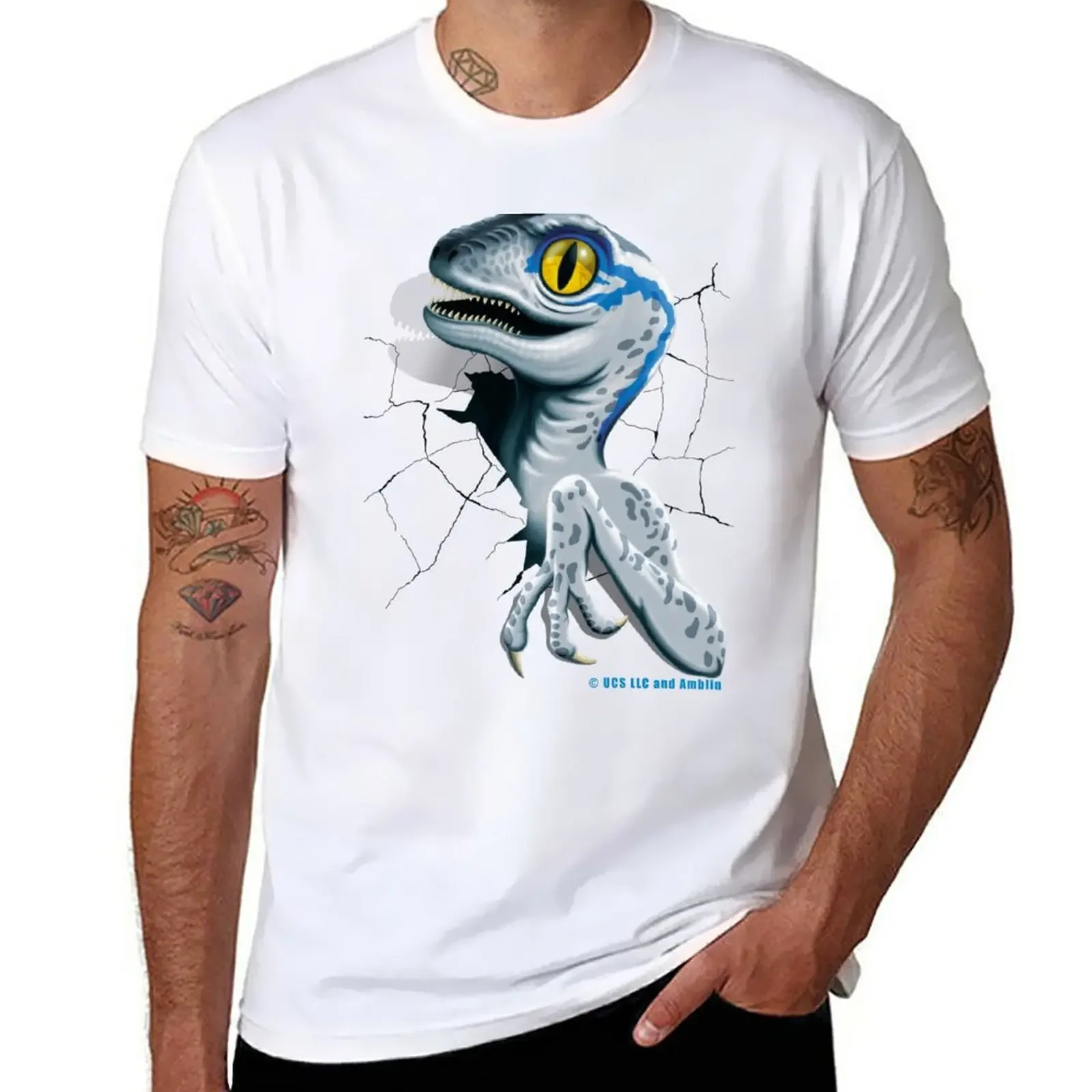 New Jurassic World - Baby Blue Velociraptor T-Shirt sublime t shirt Oversized t-shirt Men's cotton t-shirt
New Jurassic World - Baby Blue Velociraptor T-Shirt sublime t shirt Oversized t-shirt Men's cotton t-shirt