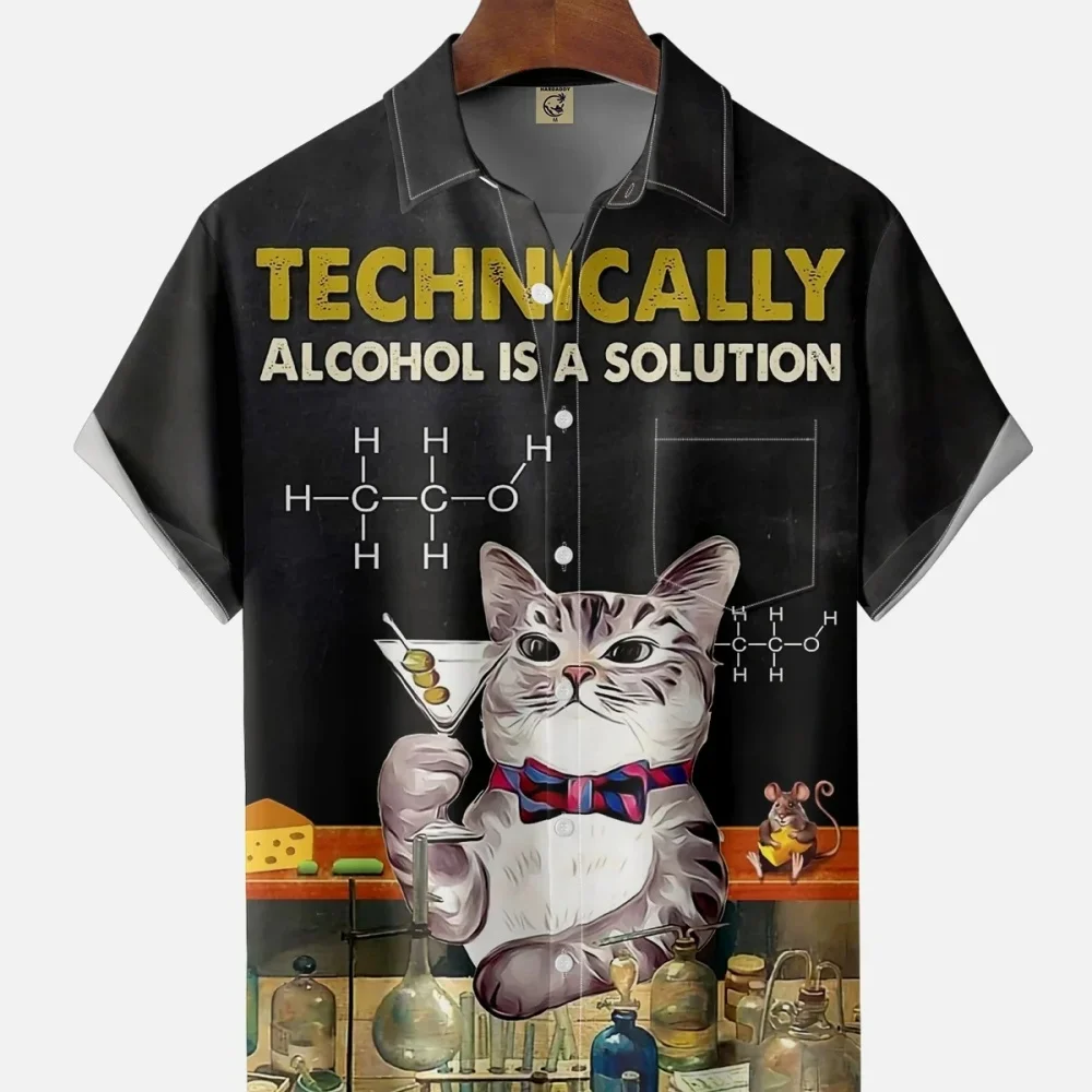 Funny Animal Cat Hawaiian Shirts Men New Button down Tropical Beach Party 2026 Blouses Aloha Shirt Casual Loose Men's Clothing
Funny Animal Cat Hawaiian Shirts Men New Button down Tropical Beach Party 2026 Blouses Aloha Shirt Casual Loose Men's Clothing