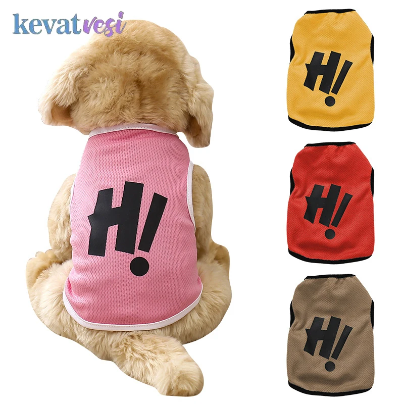 Summer Thin Dog Vest Cute Dog Clothes for Small Medium Dogs Breathable Puppy T-Shirt Chihuahua French Bulldog clothing
Summer Thin Dog Vest Cute Dog Clothes for Small Medium Dogs Breathable Puppy T-Shirt Chihuahua French Bulldog clothing