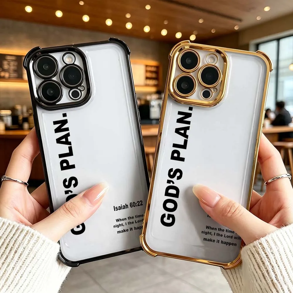 God Plan Bible Verse For iPhone 17 16 15 14 Pro Max 12 11 13 17 Air Plus 16e Anti Drop Soft Cover Phone Case
God Plan Bible Verse For iPhone 17 16 15 14 Pro Max 12 11 13 17 Air Plus 16e Anti Drop Soft Cover Phone Case