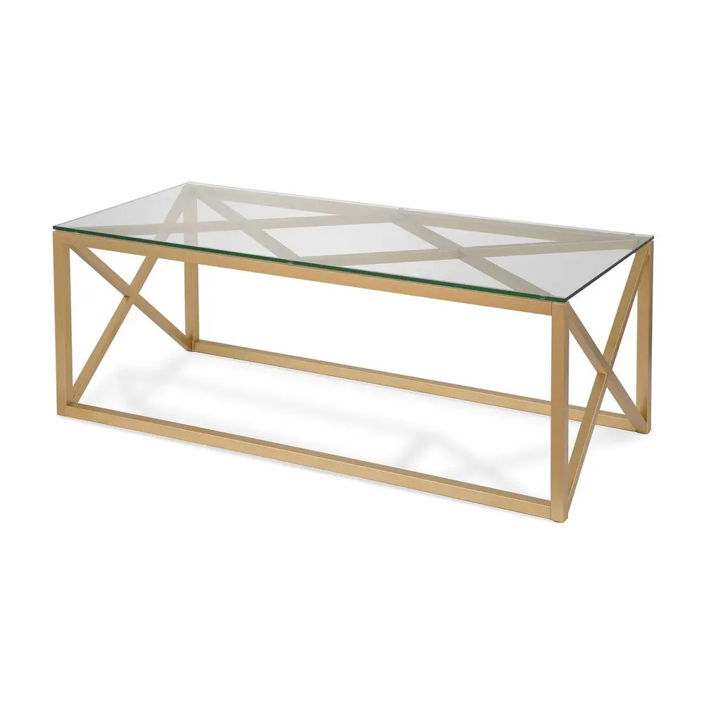 46 Wide Rectangular Coffee Table in Brass
46 Wide Rectangular Coffee Table in Brass