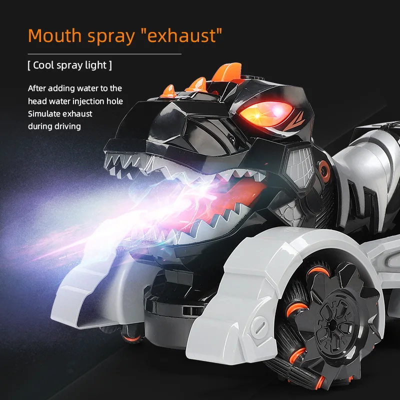 Drift Spray Dinosaur Racing High-speed Music Light 2.4g Remote Control Children's Electric Toy Car Rc Drift Car
Drift Spray Dinosaur Racing High-speed Music Light 2.4g Remote Control Children's Electric Toy Car Rc Drift Car