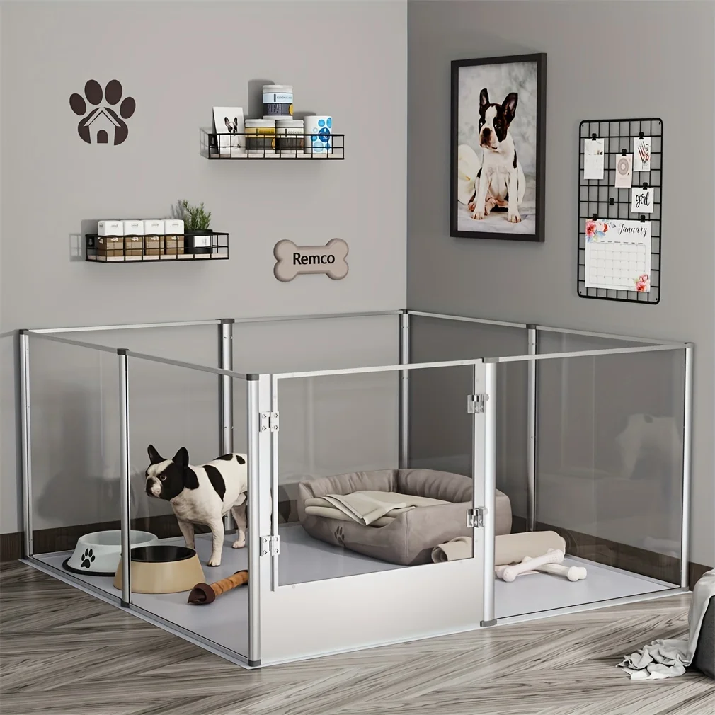 Extra Large Acrylic Pet Playpen Fence Dog Crate Kennels Indoor with Fertility Waterproof Pat
Extra Large Acrylic Pet Playpen Fence Dog Crate Kennels Indoor with Fertility Waterproof Pat