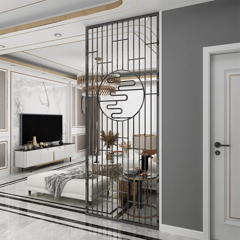 Custom. Modern Minimalist Tempered Glass Living Room Decoration Partition Screens Entrance Hallway Screen Iron Screen Partition
Custom. Modern Minimalist Tempered Glass Living Room Decoration Partition Screens Entrance Hallway Screen Iron Screen Partition