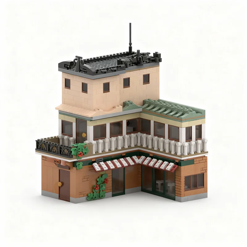 1537pcs MOC Corner Cafe Modular Streetscape Model Building Blocks Construction Toy Christmas Gifts DIY Creative Idea Education
1537pcs MOC Corner Cafe Modular Streetscape Model Building Blocks Construction Toy Christmas Gifts DIY Creative Idea Education