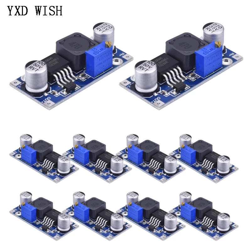 10pcs XL6009 Boost Converter DC-DC Step Up Power Supply Module Adjustable 4.5-32V to 5-52V Voltage Regulator + LED Voltmeter
10pcs XL6009 Boost Converter DC-DC Step Up Power Supply Module Adjustable 4.5-32V to 5-52V Voltage Regulator + LED Voltmeter