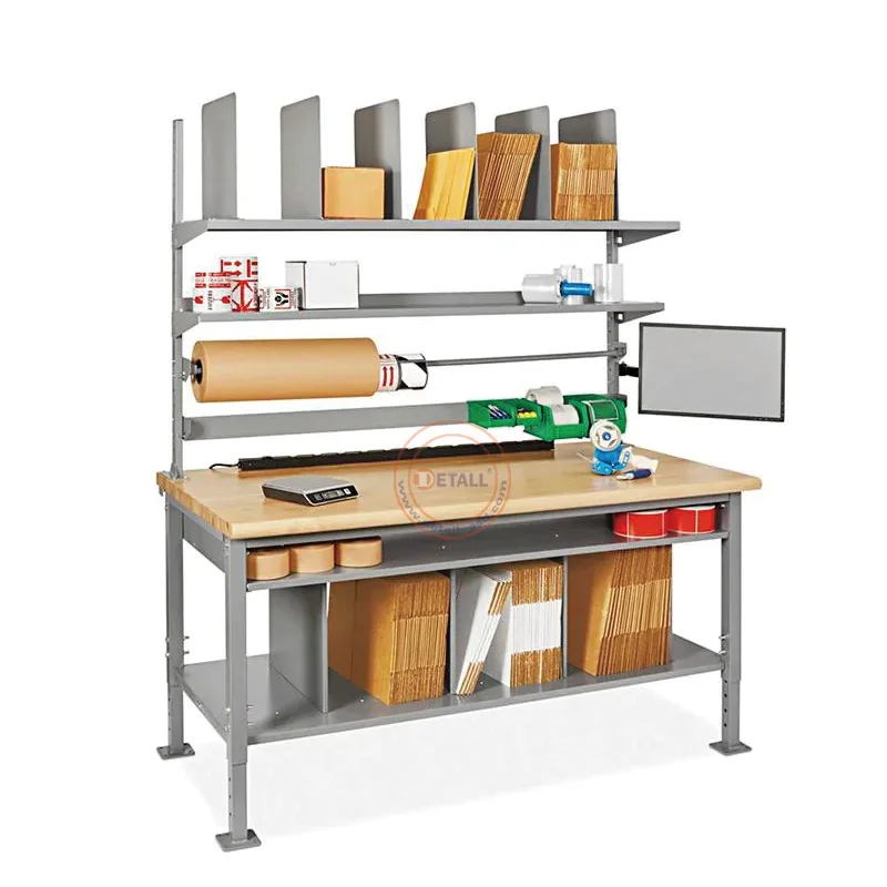 Detall Hot Sale Easily Assembly Packing Table Woodworking Packing Station with Under Shelf
Detall Hot Sale Easily Assembly Packing Table Woodworking Packing Station with Under Shelf