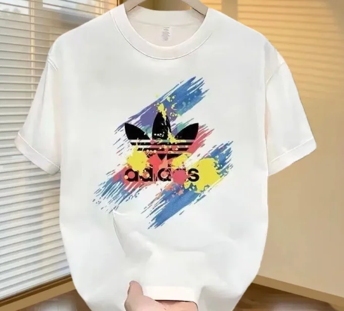 High-quality Men's Summer New Thick Pure Cotton T-shirt, with Printed Design, Stylish, Breathable, and Sweat-absorbing
High-quality Men's Summer New Thick Pure Cotton T-shirt, with Printed Design, Stylish, Breathable, and Sweat-absorbing