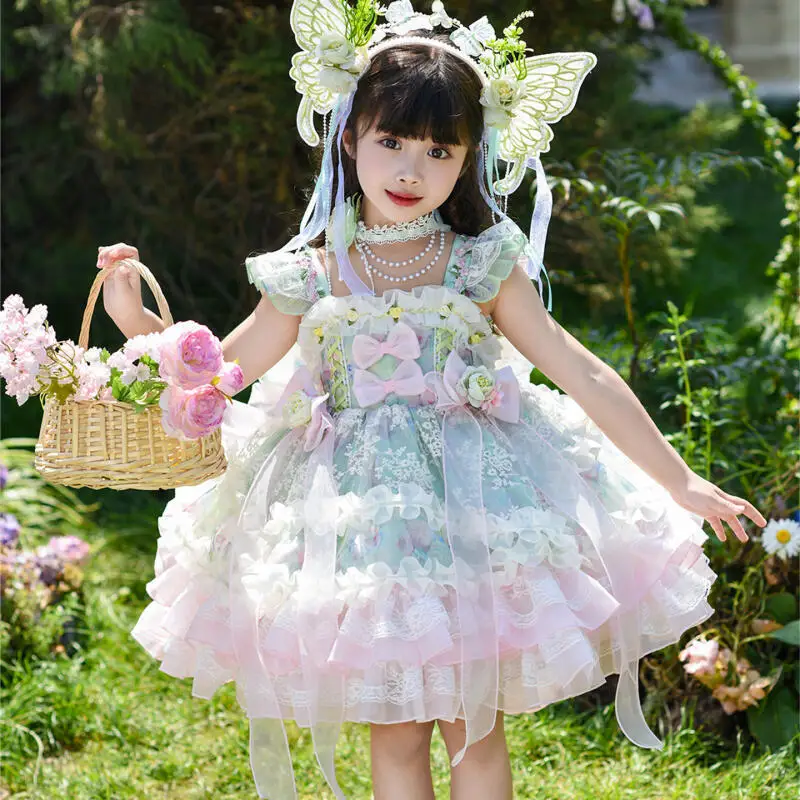 Girls' Lolita Dress Girl's Sweet Princess Dress Children's Summer New Tutu Skirt Children's Spring Autumn Bottoming Shirt Tops
Girls' Lolita Dress Girl's Sweet Princess Dress Children's Summer New Tutu Skirt Children's Spring Autumn Bottoming Shirt Tops