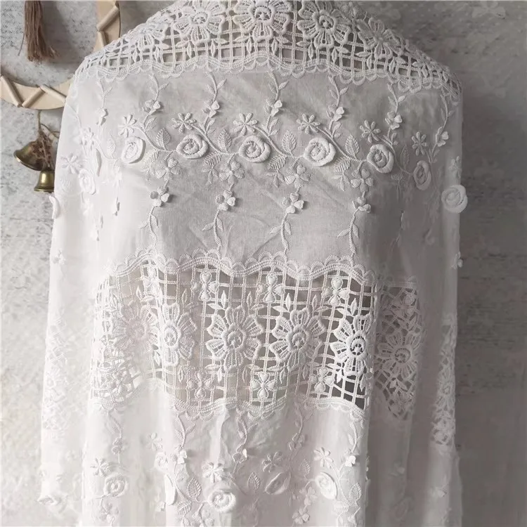 1yard double-sided cotton telas Hollow out three-dimensional flower embroidery fabric material Dress curtain clothing fabric
1yard double-sided cotton telas Hollow out three-dimensional flower embroidery fabric material Dress curtain clothing fabric