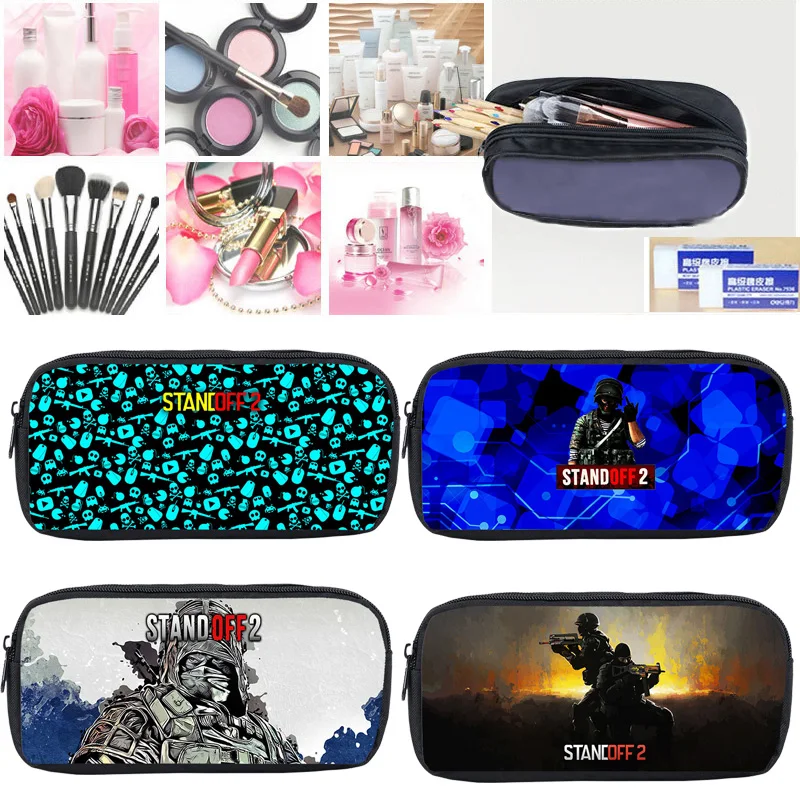 Hot Shooting Game Cosmetic Cases 3D Standoff 2 Pencil Case Anime Makeup Box School Supplies Stationery Storage Pouch Bag Kids
Hot Shooting Game Cosmetic Cases 3D Standoff 2 Pencil Case Anime Makeup Box School Supplies Stationery Storage Pouch Bag Kids