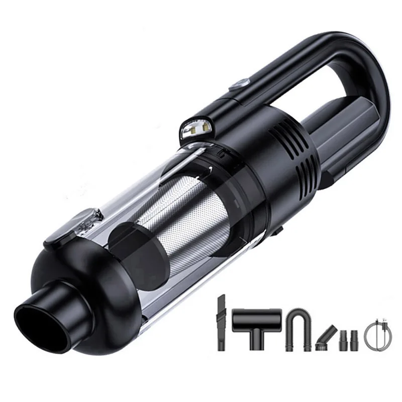 Handheld Vacuum Cordless Rechargeable 12000PA High Power Portable Mini Car Vacuum Cleaner w/ LED Light for Home Pet Hair Office
Handheld Vacuum Cordless Rechargeable 12000PA High Power Portable Mini Car Vacuum Cleaner w/ LED Light for Home Pet Hair Office