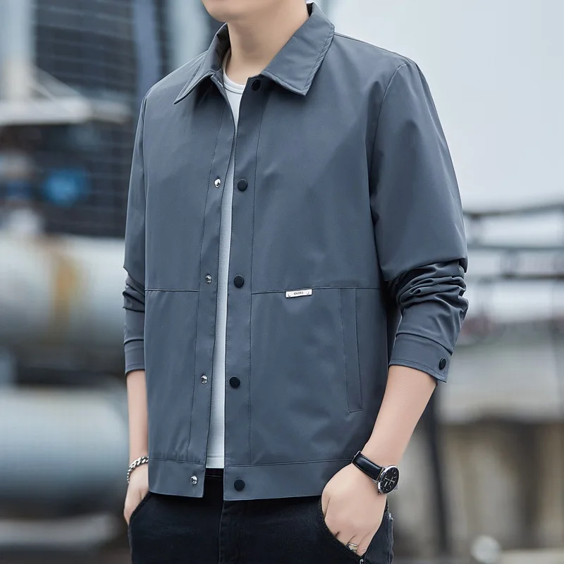 Men's Lapel Business Casual Jacket Loose Windproof Work Coat for Middle-Aged Spring Autumn New Style
Men's Lapel Business Casual Jacket Loose Windproof Work Coat for Middle-Aged Spring Autumn New Style