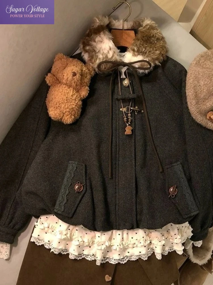 Куртка в стиле Y2K для женщин, свободная, на молнии, с меховым воротником, винтажная, повседневная, спортивная, трендовая уличная мода, популярная одежда
Куртка в стиле Y2K для женщин, свободная, на молнии, с меховым воротником, винтажная, повседневная, спортивная, трендовая уличная мода, популярная одежда