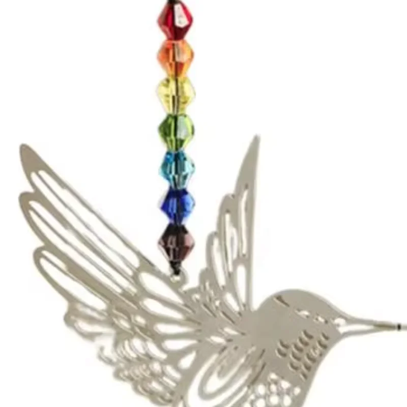 Hummingbird Sun Catcher, Artistic Home Decoration Wall Hanging with Glass And Metal Pendant for Window Bedroom Balcony Decor
Hummingbird Sun Catcher, Artistic Home Decoration Wall Hanging with Glass And Metal Pendant for Window Bedroom Balcony Decor