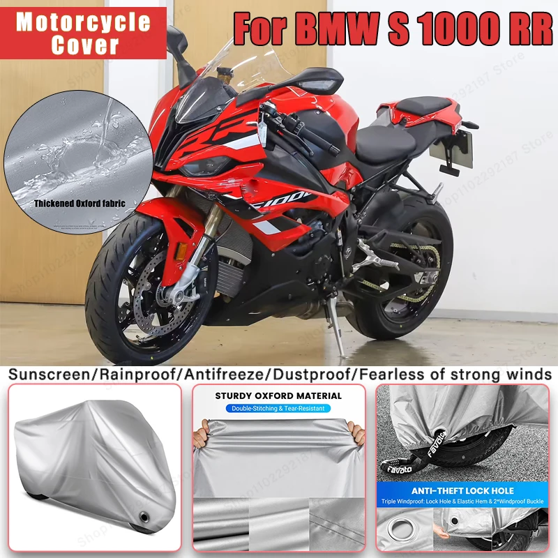 For BMW S 1000 RR No Ear Motorcycle Cover - Outdoor Full Body Protection, Waterproof Dustproof Heat-Resistant Moto Accessories
For BMW S 1000 RR No Ear Motorcycle Cover - Outdoor Full Body Protection, Waterproof Dustproof Heat-Resistant Moto Accessories