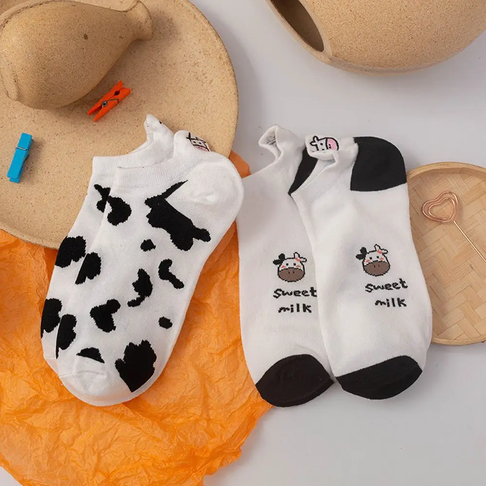 Cartoon Animals Cow Spot Kawaii Boat Socks Female Girls Short Heel Socks Women Cotton Socks Ankle Socks Embroidery Panda Socks
Cartoon Animals Cow Spot Kawaii Boat Socks Female Girls Short Heel Socks Women Cotton Socks Ankle Socks Embroidery Panda Socks