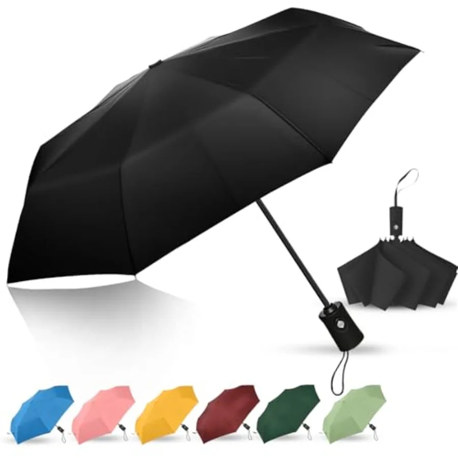 Travel Compact Umbrella, Folding Travel Umbrella for Rain and Shine Small, Windproof Automatic Open/Close, Portable Umbrellas
Travel Compact Umbrella, Folding Travel Umbrella for Rain and Shine Small, Windproof Automatic Open/Close, Portable Umbrellas