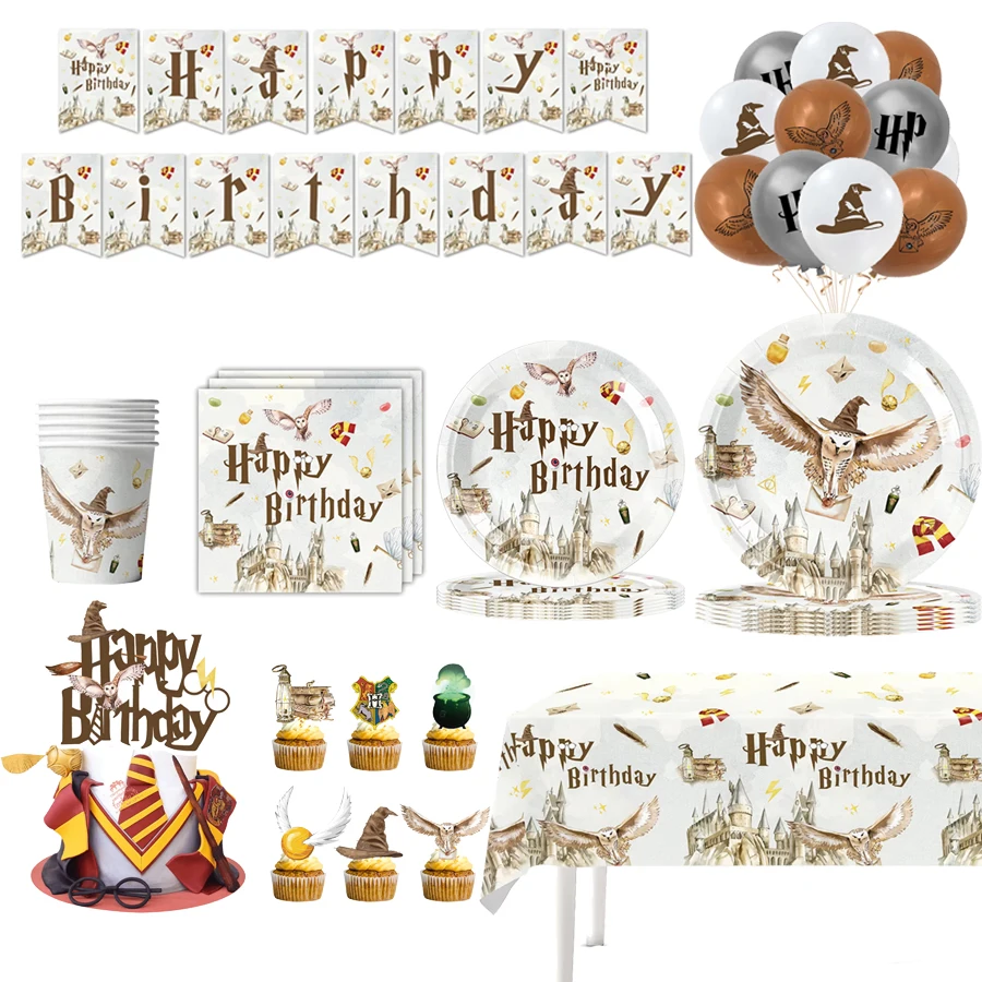 Harry Potter Birthday Party Decorations Paper Plate Cup Napkin Banner Cake Topper Gift Bags Party Supplies Rewards Prizes
Harry Potter Birthday Party Decorations Paper Plate Cup Napkin Banner Cake Topper Gift Bags Party Supplies Rewards Prizes