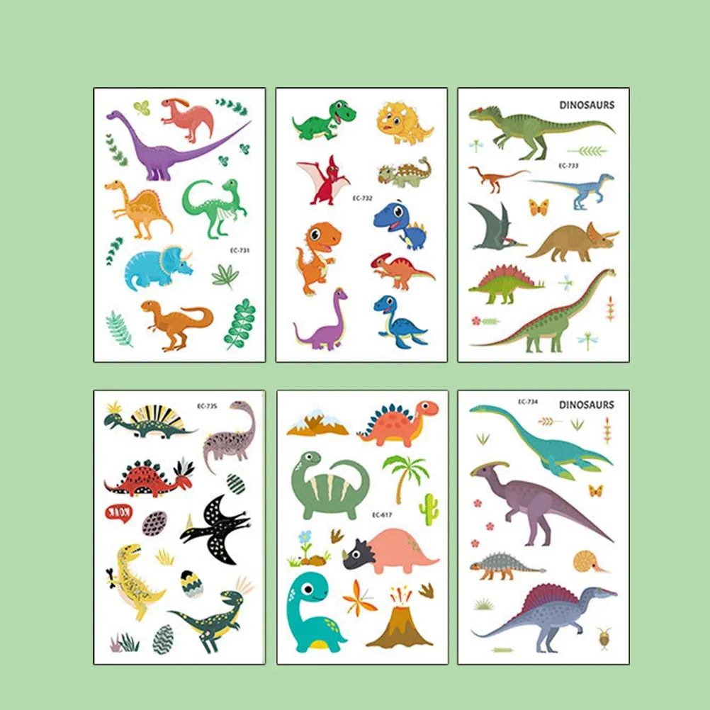 Temporary Tattoos Kids Body Stickers Realistic Dinosaurs Waterproof Fun Party Favor School Art Notebooks Cartoon
Temporary Tattoos Kids Body Stickers Realistic Dinosaurs Waterproof Fun Party Favor School Art Notebooks Cartoon