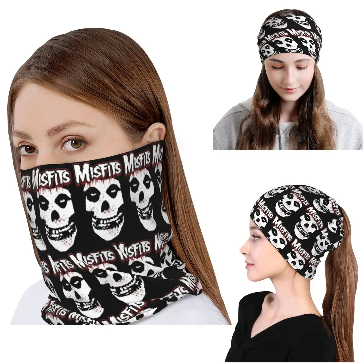 Misfits Skull Bandana Neck Cover Wrap Scarf Multi-use Headband Beanies Hat for Men Women Adult All Season
Misfits Skull Bandana Neck Cover Wrap Scarf Multi-use Headband Beanies Hat for Men Women Adult All Season