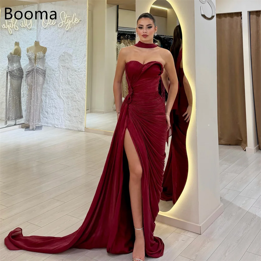 Booma Mermaid Strapless Side Split Shiny Pleat Evening Dresses Long Formal Dresses for Women Elegant Prom Gowns Custom Made
Booma Mermaid Strapless Side Split Shiny Pleat Evening Dresses Long Formal Dresses for Women Elegant Prom Gowns Custom Made