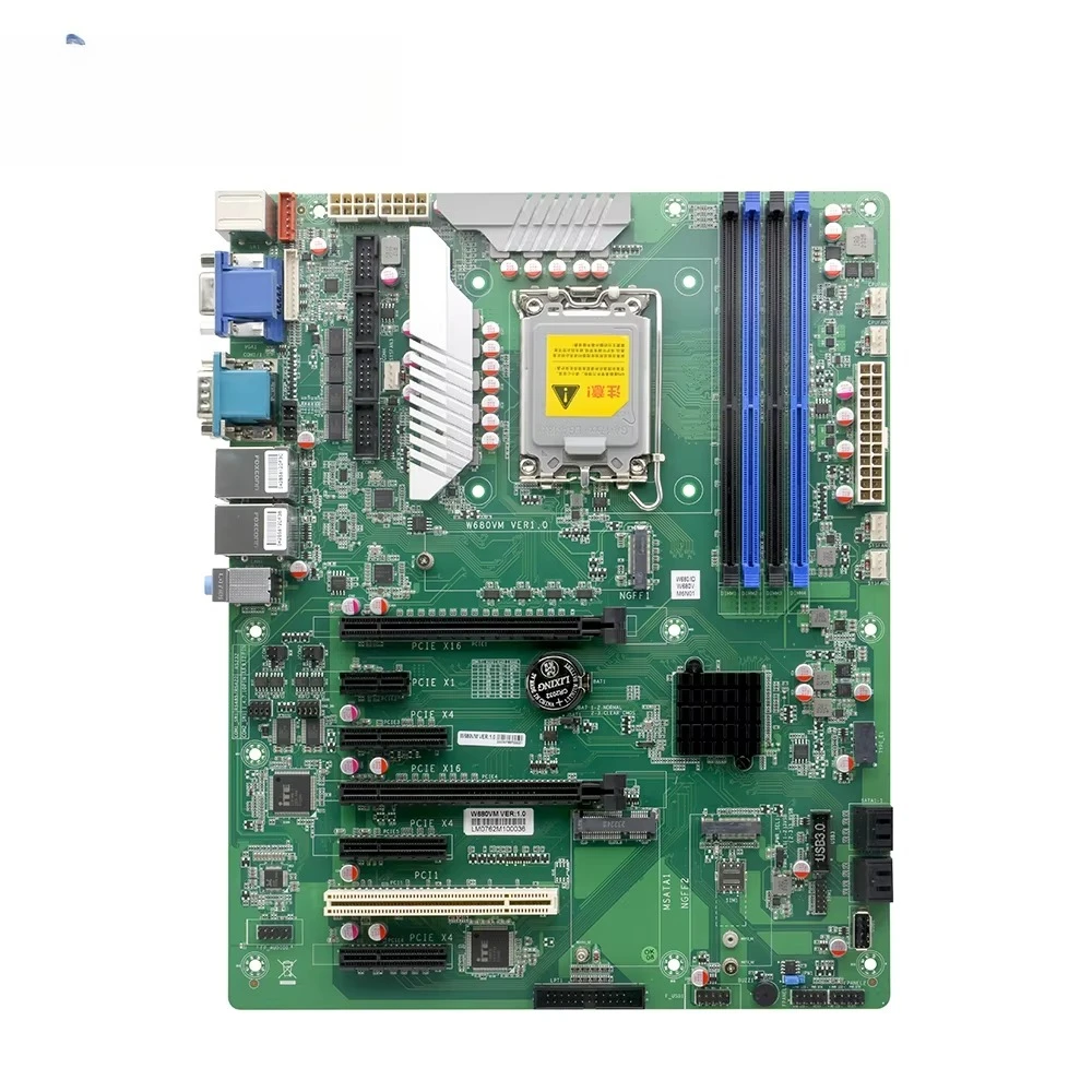 LGA1700 12th/13th Gen I9 ECC 4 DDR4 SATA3.0 6 COM PCIE X16 LAN Integrated Industrial M ATX Desktop Motherboard
LGA1700 12th/13th Gen I9 ECC 4 DDR4 SATA3.0 6 COM PCIE X16 LAN Integrated Industrial M ATX Desktop Motherboard