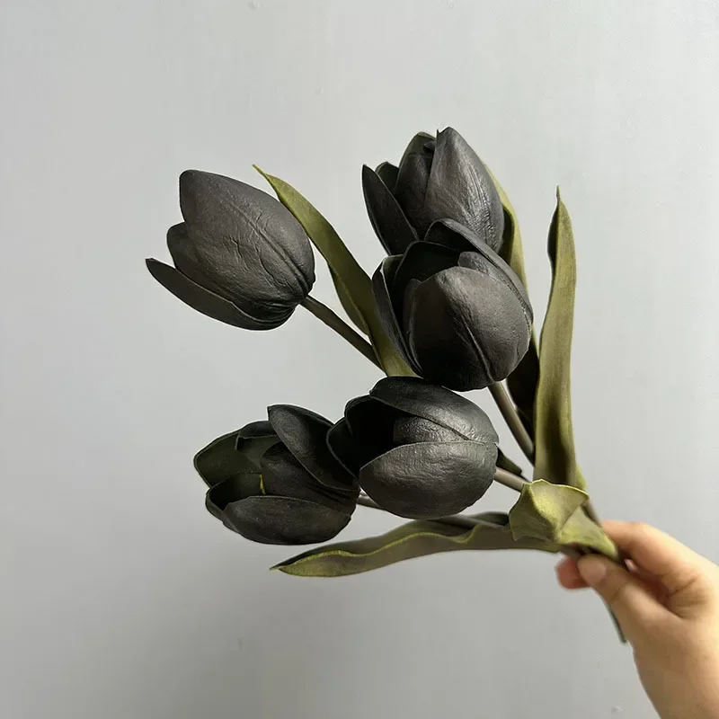 6pcs Simulation Flowers PU Egg Tulips Bedroom Decor Fake Flower Artificial Gray Green Morandi Tulip Branch Wedding Decoration
6pcs Simulation Flowers PU Egg Tulips Bedroom Decor Fake Flower Artificial Gray Green Morandi Tulip Branch Wedding Decoration
