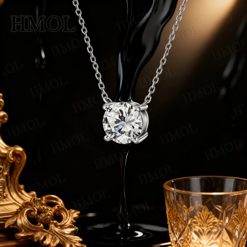 D Color 1–3CT Round Cut Moissanite Necklace for Women Brilliant Classic Pendant Design for Birthday Anniversary Everyday Style
D Color 1–3CT Round Cut Moissanite Necklace for Women Brilliant Classic Pendant Design for Birthday Anniversary Everyday Style