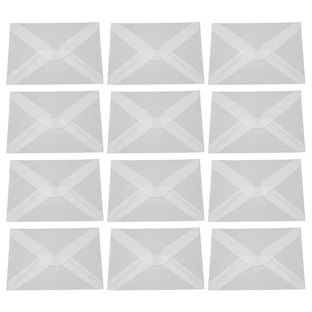 50pcs Sulfuric Acid Paper Envelopes 125x185mm Transparent Diamond Shaped for Cards Invitations Greeting Letters Office Use
50pcs Sulfuric Acid Paper Envelopes 125x185mm Transparent Diamond Shaped for Cards Invitations Greeting Letters Office Use