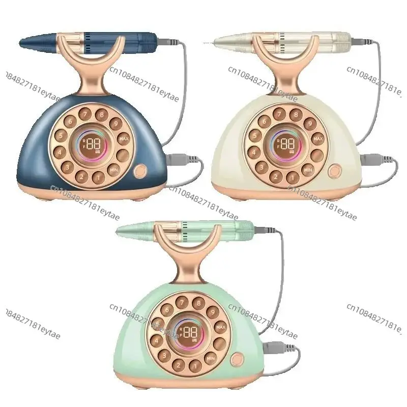 Professional 35000RPM High Speed Retro Telephone Design Manicure Kit No Vibration Nail Trimmer Care Tool
Professional 35000RPM High Speed Retro Telephone Design Manicure Kit No Vibration Nail Trimmer Care Tool