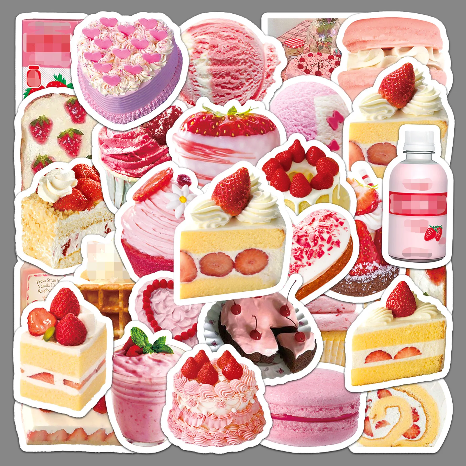 50Pcs Kawaii Strawberry Cake Stickers Strawberry Fruit Laptop Luggage Guitar Skateboard Fridge Graffiti Sticker
50Pcs Kawaii Strawberry Cake Stickers Strawberry Fruit Laptop Luggage Guitar Skateboard Fridge Graffiti Sticker