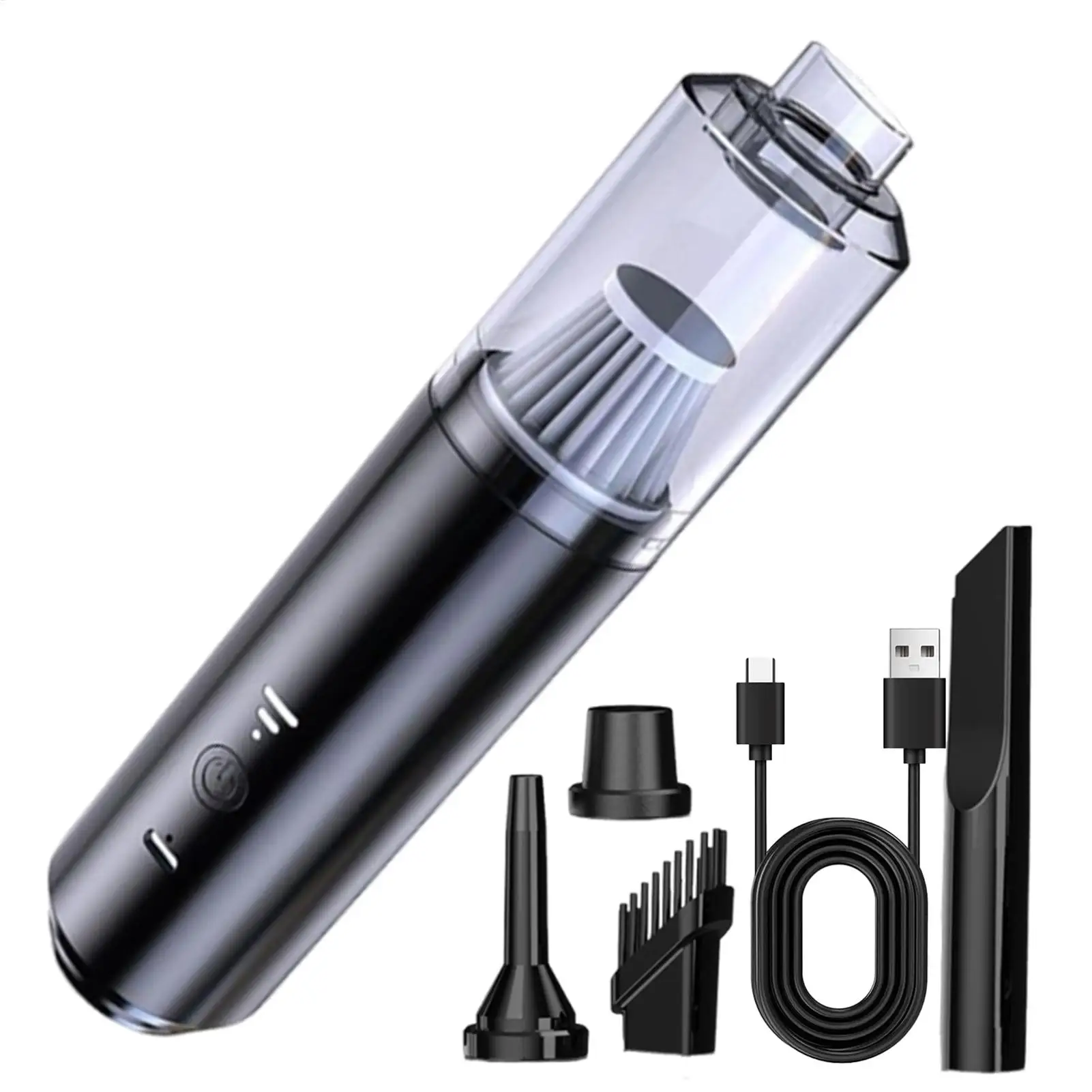 Portable Car Vacuum Cordless Handheld Vehicle Vacuum Silent Cleaning Device For RV Sedan Carpet Home Bed Sofa Couch Vehicle
Portable Car Vacuum Cordless Handheld Vehicle Vacuum Silent Cleaning Device For RV Sedan Carpet Home Bed Sofa Couch Vehicle
