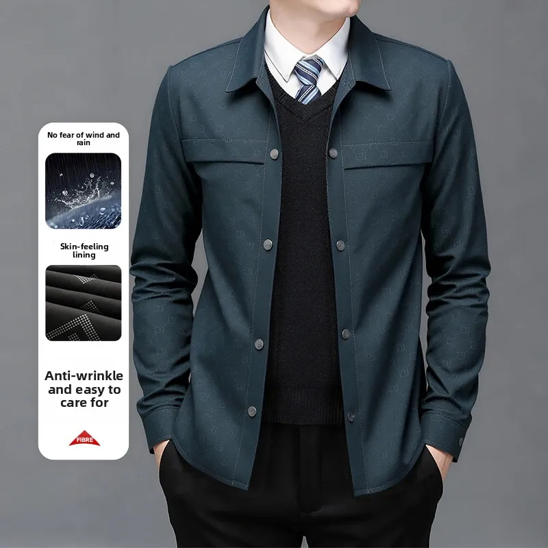 2025 Spring Autumn Men's Jackets South Korea Brand Fashion Letter Waterproof Windproof Jacket Male Business Party Slim Coat
2025 Spring Autumn Men's Jackets South Korea Brand Fashion Letter Waterproof Windproof Jacket Male Business Party Slim Coat
