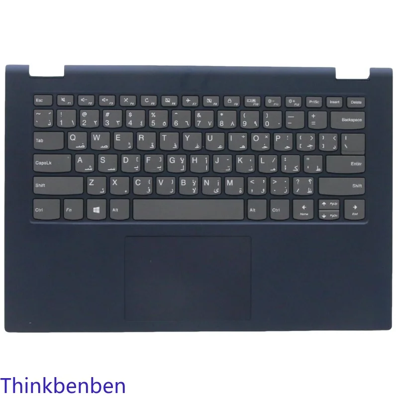 ARA Arabic Keyboard With Blue Plastic Upper Case Palmrest Shell Cover For Lenovo C340 Flex 14 IWL API IML Laptop 5CB0U42401
ARA Arabic Keyboard With Blue Plastic Upper Case Palmrest Shell Cover For Lenovo C340 Flex 14 IWL API IML Laptop 5CB0U42401
