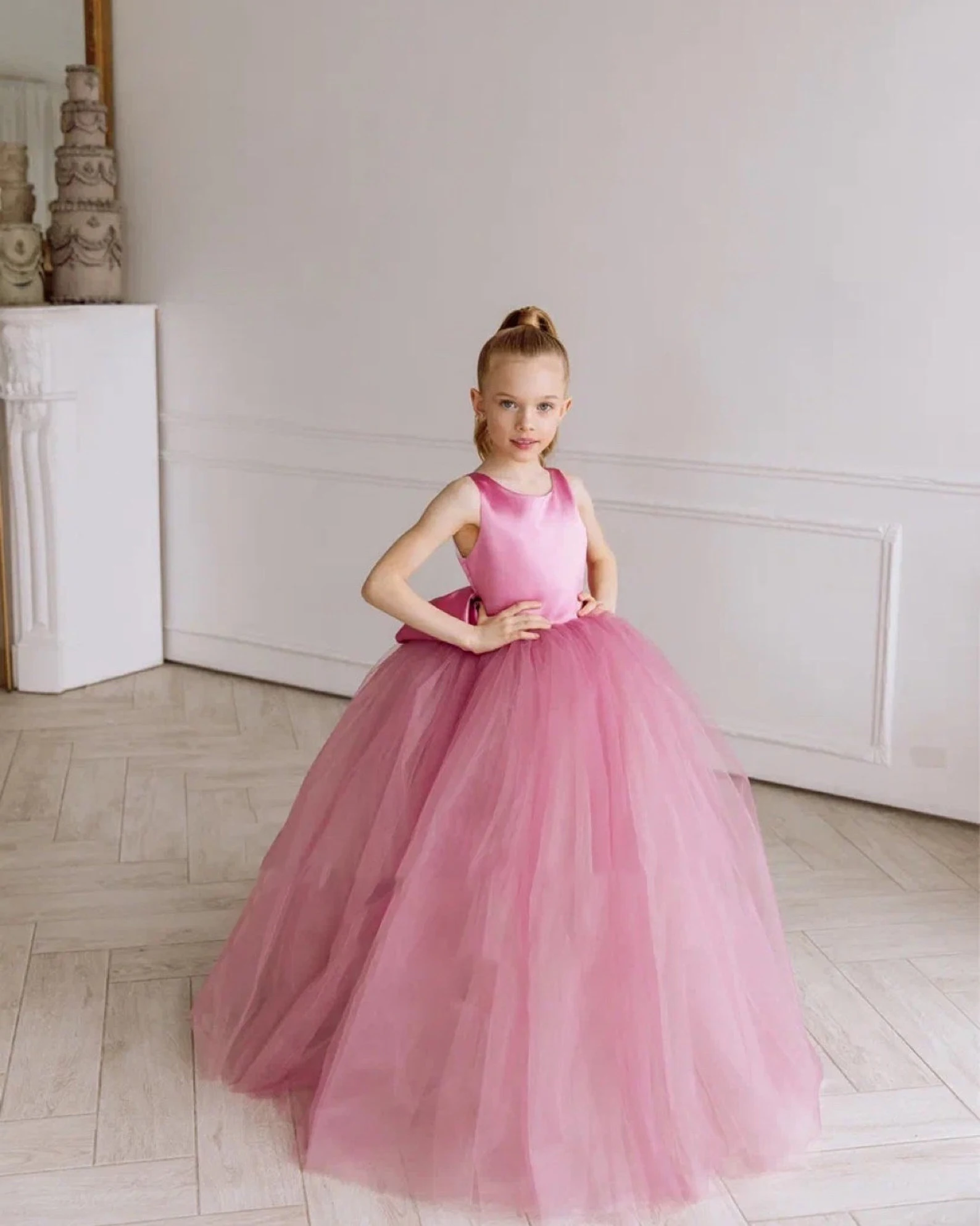 YZYmanualroom Birthday Party, Flower Girl Wedding Tween Girl Dress With Bow-Tied
YZYmanualroom Birthday Party, Flower Girl Wedding Tween Girl Dress With Bow-Tied