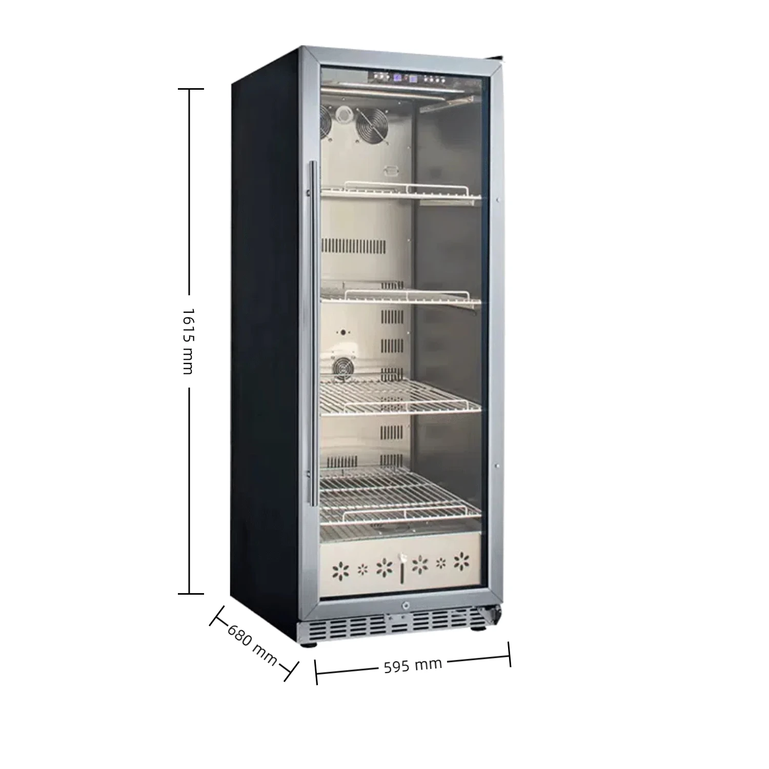 NE-343 Anti-Fog Glass Door 380L Rapid Cooling Digital Display Extended Food And Meat Freshness Beef Fridge
NE-343 Anti-Fog Glass Door 380L Rapid Cooling Digital Display Extended Food And Meat Freshness Beef Fridge