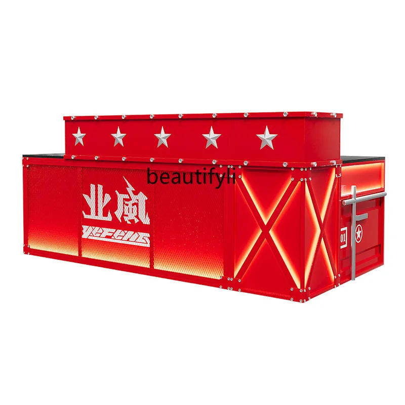 Industrial style bar Clear bar Billiards BBQ shop checkout page Retro commercial front desk Reception desk Corner storage bar
Industrial style bar Clear bar Billiards BBQ shop checkout page Retro commercial front desk Reception desk Corner storage bar