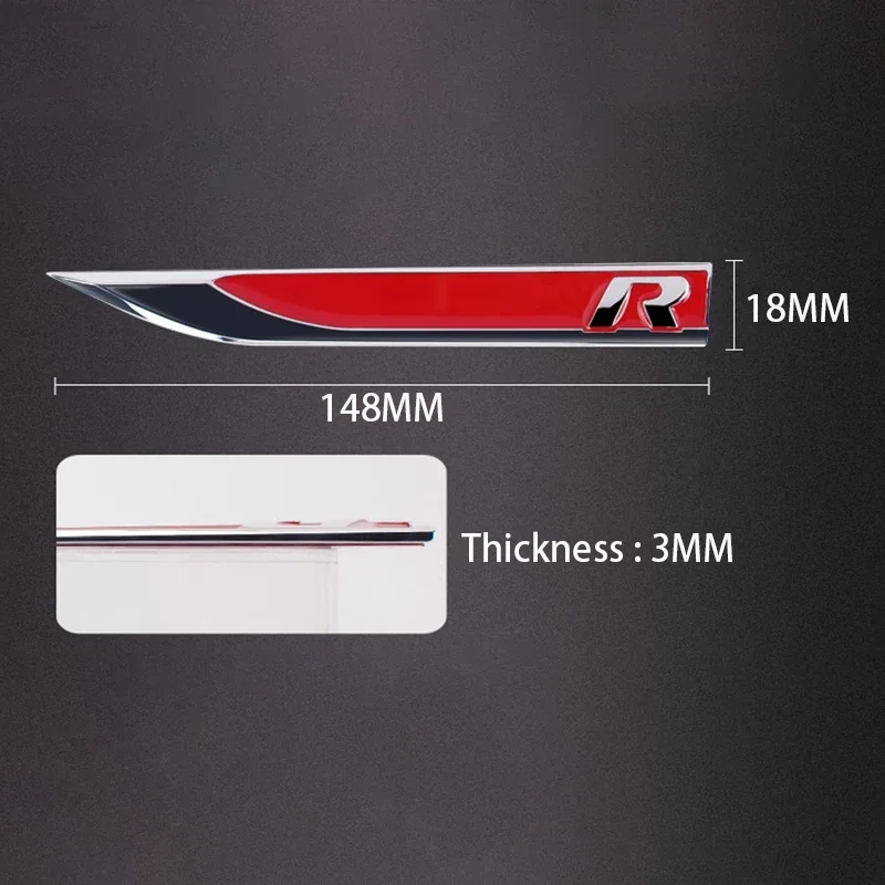VW 2026 Hot Metal 3D R line Logo Rline Car Fender Side Wing Emblem Badge Sticker For Volkswagen VW Golf 6 5 7 8 MK7 MK6 Tiguan P
VW 2026 Hot Metal 3D R line Logo Rline Car Fender Side Wing Emblem Badge Sticker For Volkswagen VW Golf 6 5 7 8 MK7 MK6 Tiguan P