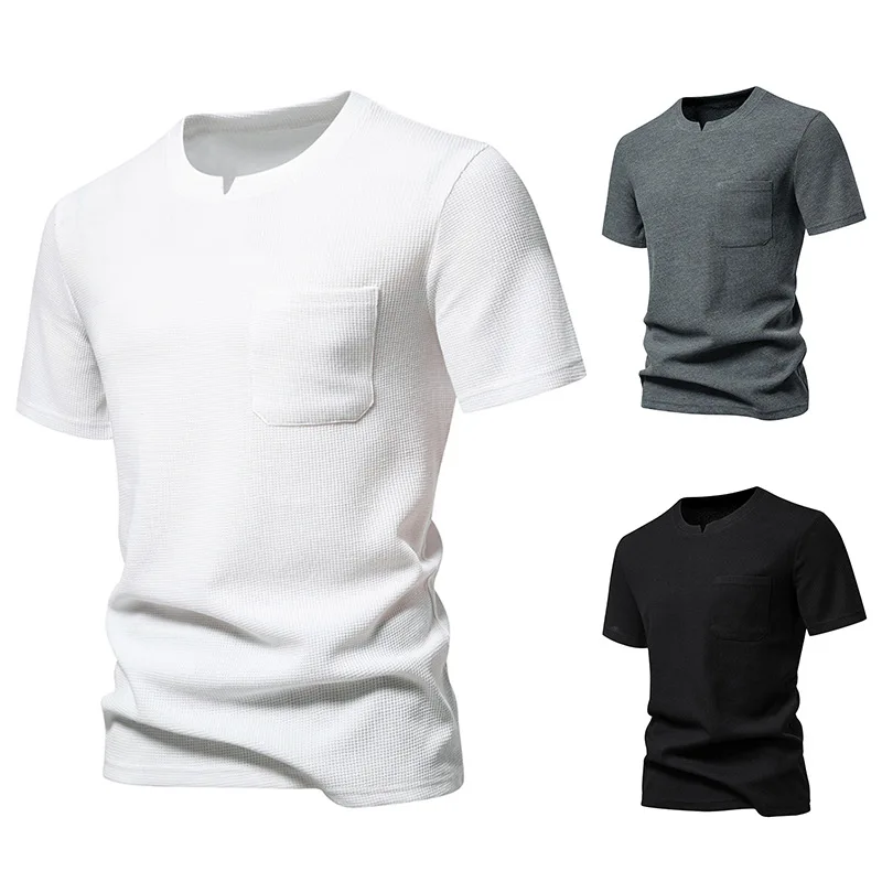 Men's Tshirt Simple Solid Color Short Sleeve T-Shirt American Crew Neck Stretch Sports Solid Color Base Shirt Trend for Men
Men's Tshirt Simple Solid Color Short Sleeve T-Shirt American Crew Neck Stretch Sports Solid Color Base Shirt Trend for Men