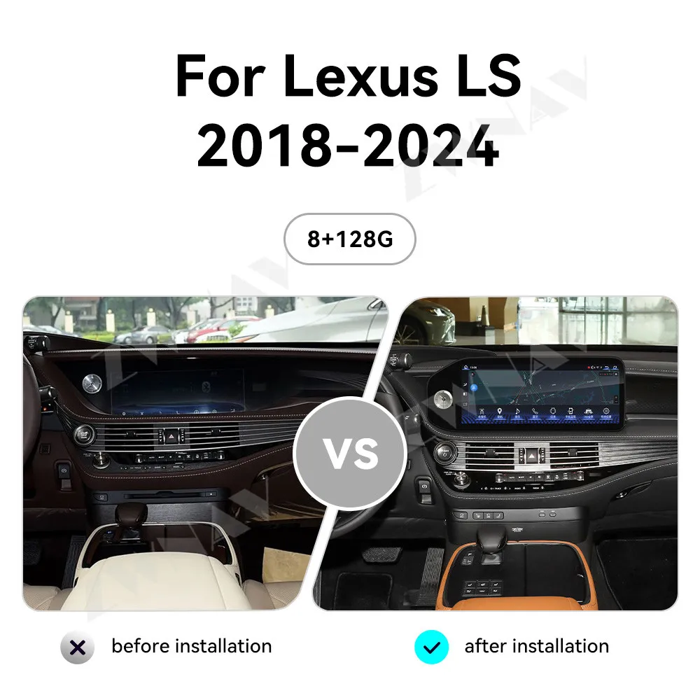 12.3 Inch 8+128G Carplay For Lexus LS 2018-2024 Android 13 Car GPS Navigation Multimedia Player Auto Stereo Head Unit Car Radio
12.3 Inch 8+128G Carplay For Lexus LS 2018-2024 Android 13 Car GPS Navigation Multimedia Player Auto Stereo Head Unit Car Radio