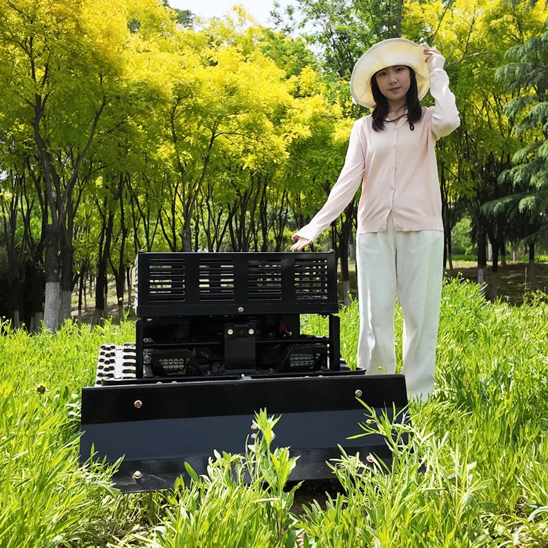 Customized High-quality Intelligent Lawn Mower Robot 550 Crawler-type Remote Control Lawn Mower with Adjustable Push Shovel
Customized High-quality Intelligent Lawn Mower Robot 550 Crawler-type Remote Control Lawn Mower with Adjustable Push Shovel
