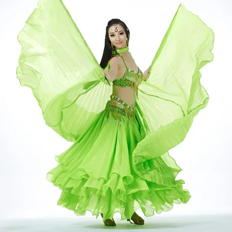 Stage Performance Props Dance Accessories 360 Degrees Wings with Sticks Non-slit Belly Dance Isis Wings Soft Silk Like Fabric
Stage Performance Props Dance Accessories 360 Degrees Wings with Sticks Non-slit Belly Dance Isis Wings Soft Silk Like Fabric