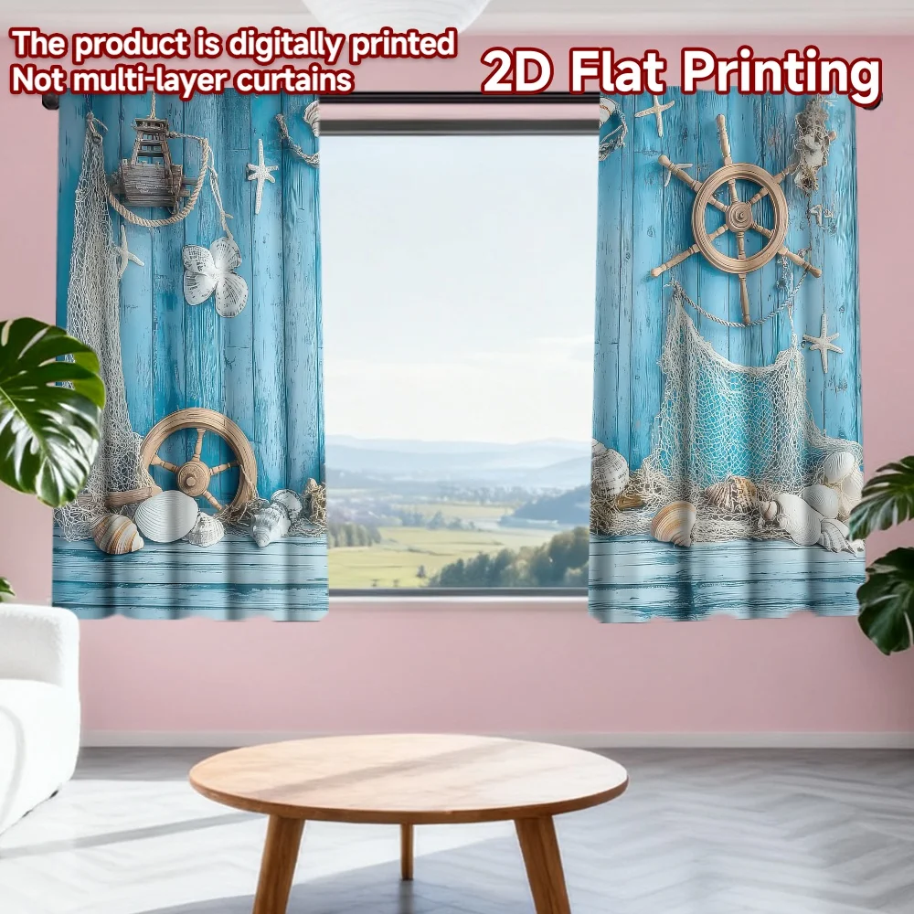 2D flat printing 2pcs Party Curtains Nautical Blue Seaside Digital Printed Polyester Drapes Party Decorations for Home Decor for
2D flat printing 2pcs Party Curtains Nautical Blue Seaside Digital Printed Polyester Drapes Party Decorations for Home Decor for