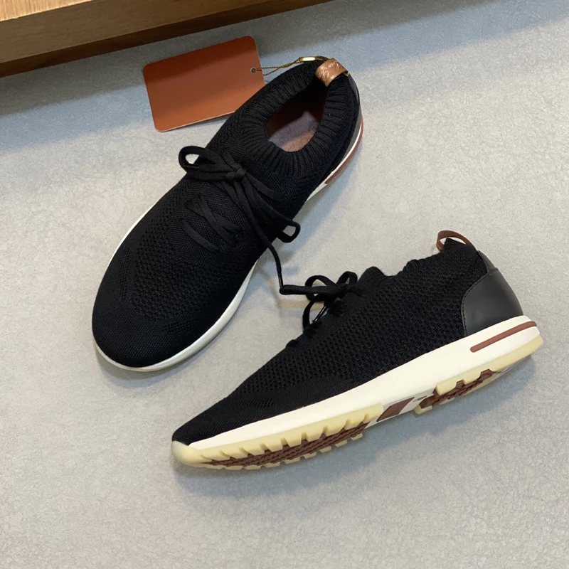 High Street Men's Casual Shoes L&P Shoes for Men Wool Blend Male Sneakers Breathable Lace-up Black Solid Women's Sneaker
High Street Men's Casual Shoes L&P Shoes for Men Wool Blend Male Sneakers Breathable Lace-up Black Solid Women's Sneaker