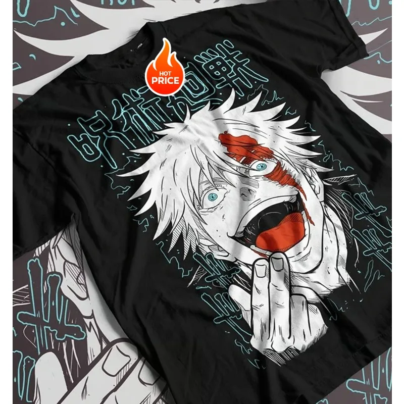 Nanami Kento Anime JJK Футболка Jujutsu Kaisen Gojo Satoru Itadori Yuji Подарочная рубашка Мягкая футболка
Nanami Kento Anime JJK Футболка Jujutsu Kaisen Gojo Satoru Itadori Yuji Подарочная рубашка Мягкая футболка