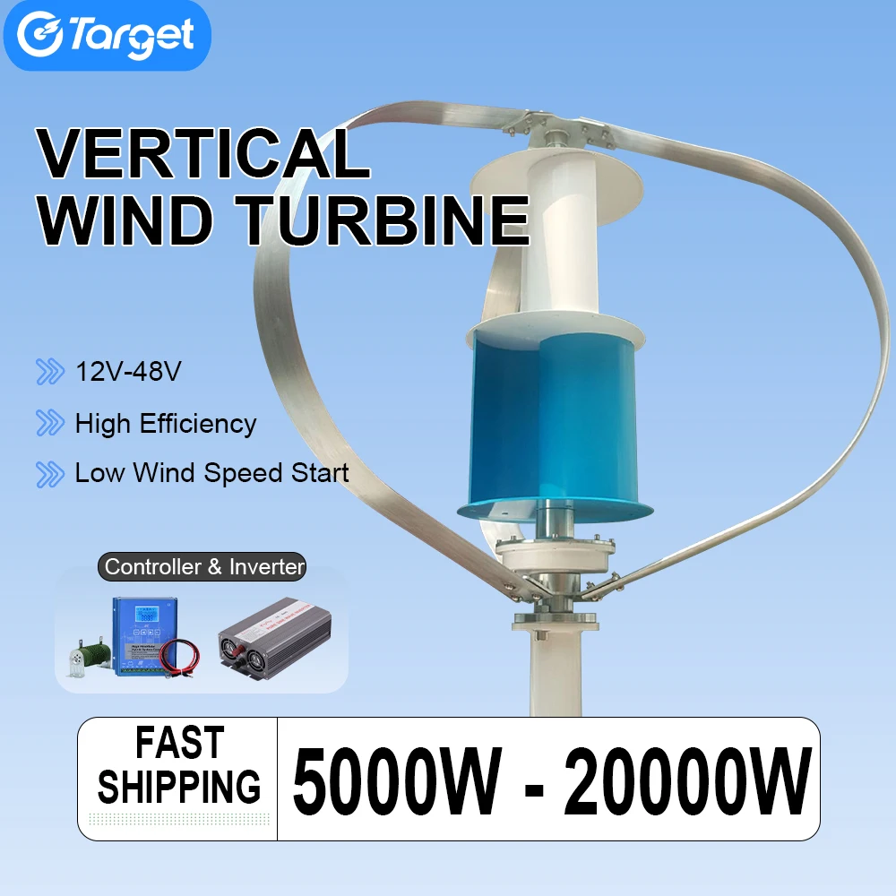 Fast Delivery 10KW 20KW 48v 96v 3Phase AC Electrical Vertical Wind Turbine Generator With Hybrid Controller For Home Off Grid
Fast Delivery 10KW 20KW 48v 96v 3Phase AC Electrical Vertical Wind Turbine Generator With Hybrid Controller For Home Off Grid
